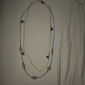 Purple Beaded necklace